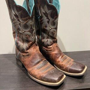 Ariat Square Toe Cowboy Boots